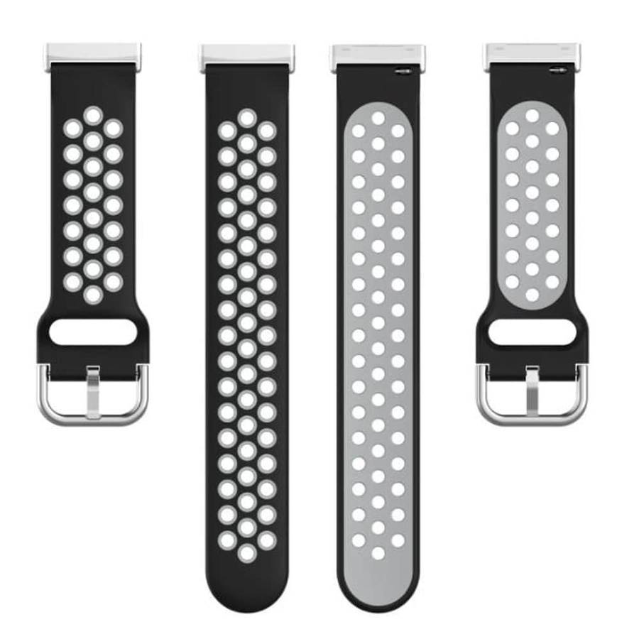 Killer Deals Silicone Band for Fitbit Versa3/Sense - White+Black