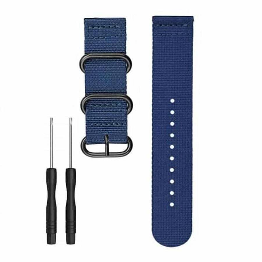 Killer Deals Nylon Replacement Bands 22mm Watch Strap Band Accessory with Pins and removal tools ...