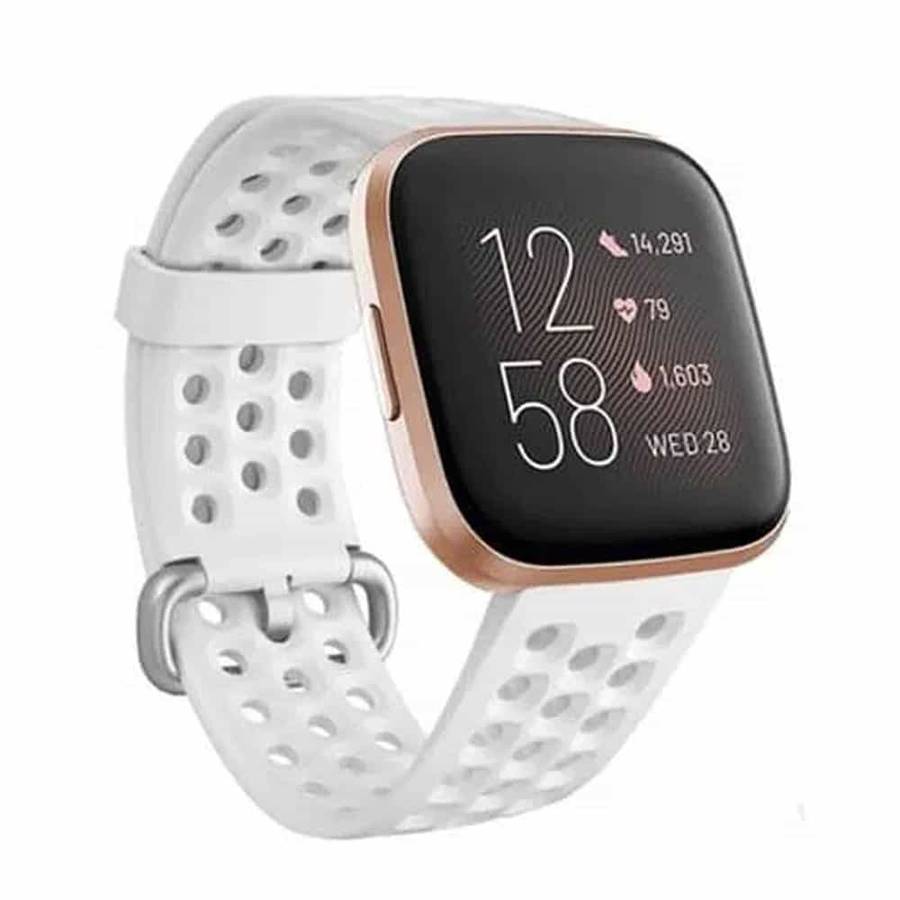 Fitbit Versa/Versa 2/Versa Lite silicone strap - White (M-L)