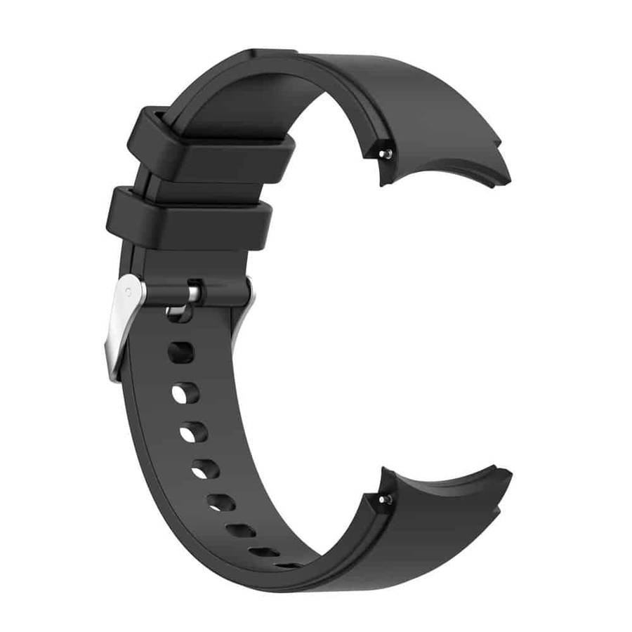 Waterproof Silicone Strap for Samsung Galaxy Watch 4- Black