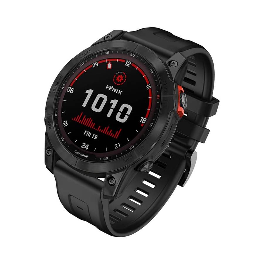 Killer Deals 26mm Silicone Strap for Garmin Fenix 5X/ 6X/ 7X- Black- x2 Combo