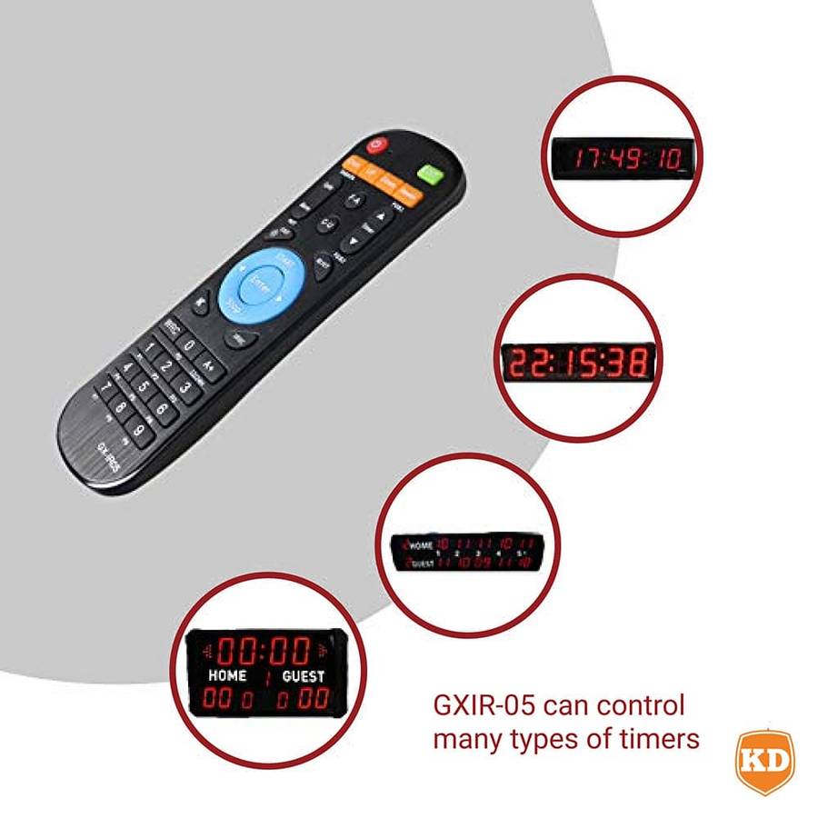 Infrared Replacement GX-IR05 Remote Control for Clock Timer GX-IR05