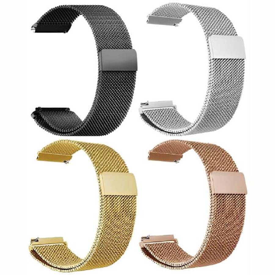 Stainless Steel Milanese Loop Strap for Samsung Galaxy Watch 42mm - Gold