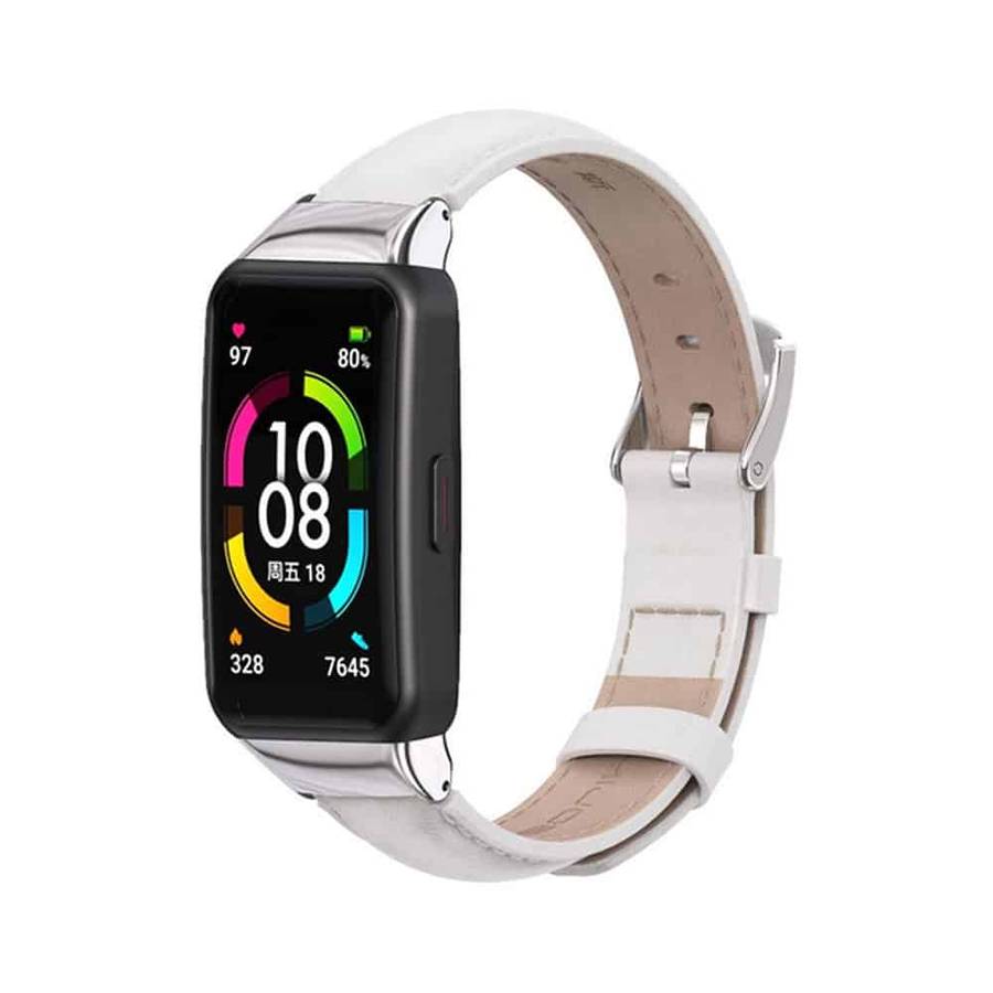 Killer Deals Leather Band for Huawei band 6 - Brown