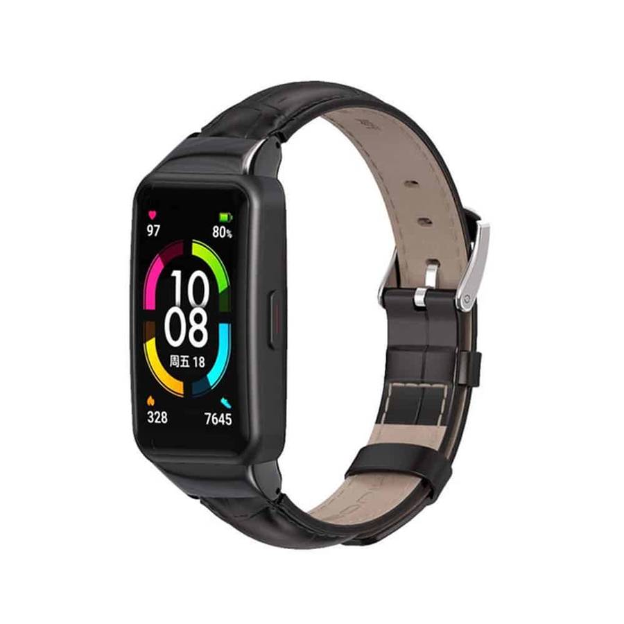 Killer Deals Leather Band for Huawei band 6 - Brown