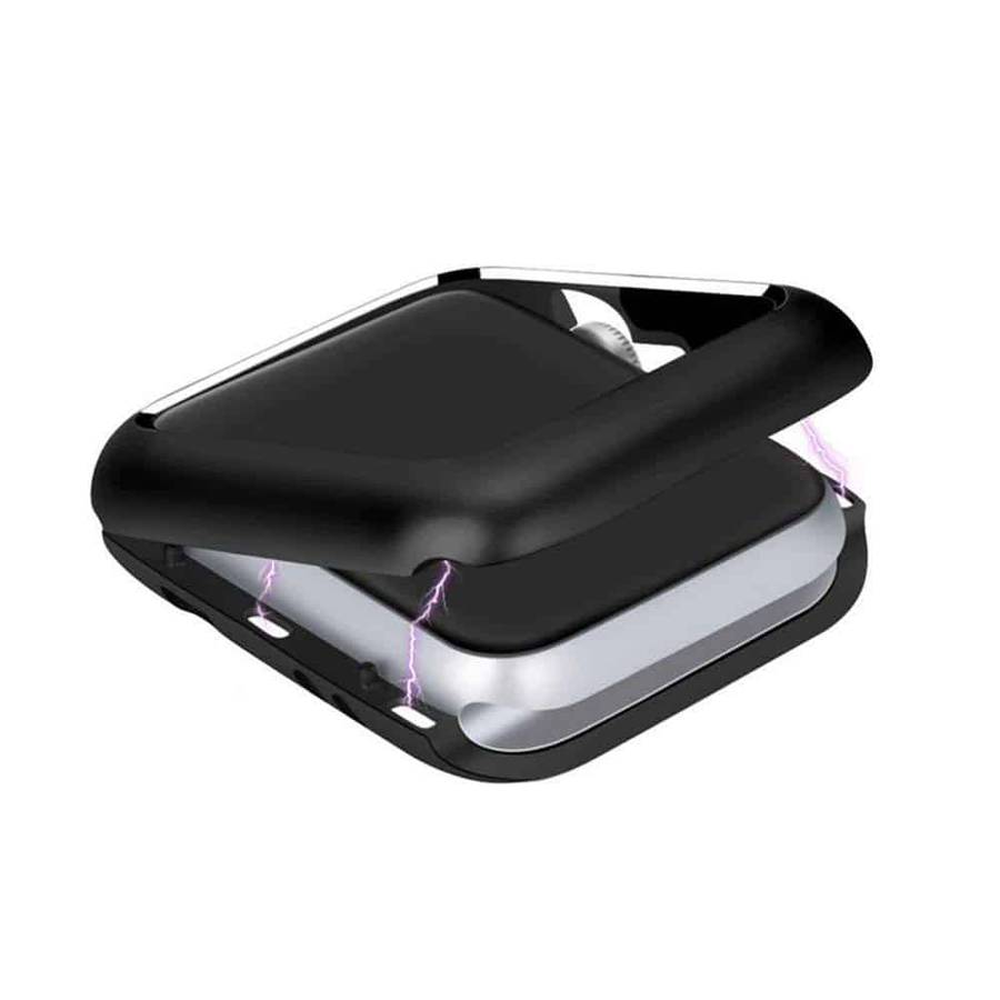 Magnetic Aluminum Protective Case for 38MM Apple Watch - Silver