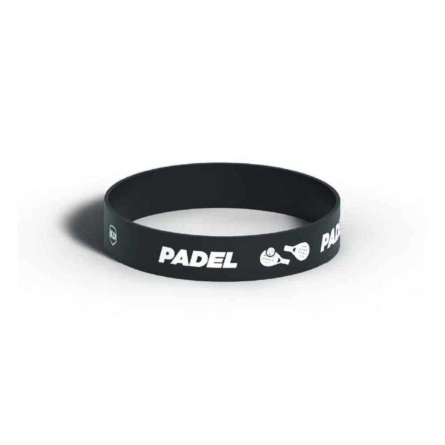 Killer Deals Debossed "Padel" Silicone Wristband Bracelet- 6 Pack