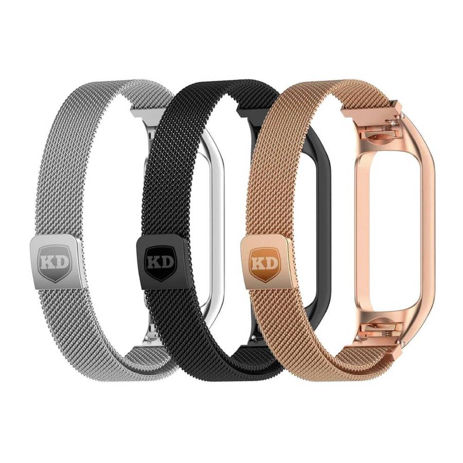 Milanese Strap for xiaomi band 3/4 - Black