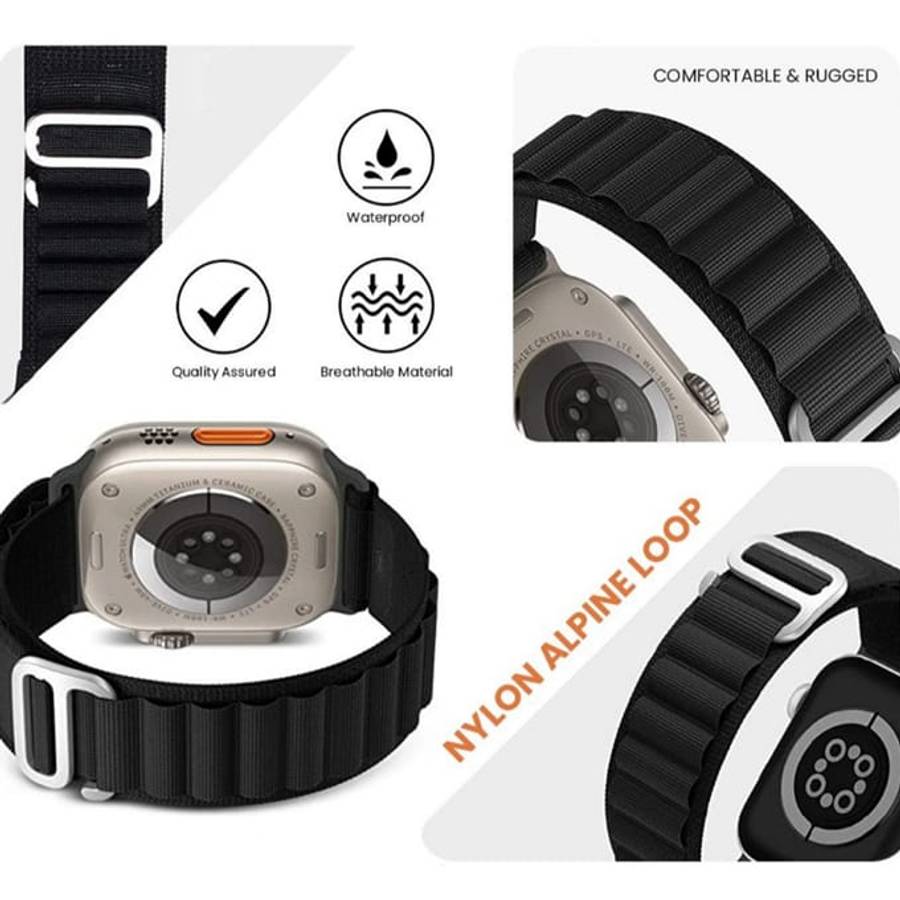 Killer Deals Alpine Loopback Nylon Strap for 38/40/41mm Apple Watch