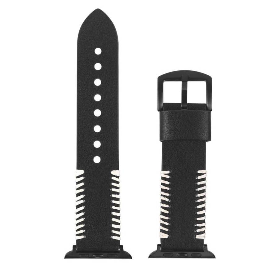 Leather Strap for 42/44/45/49mm Apple Watch- Brown