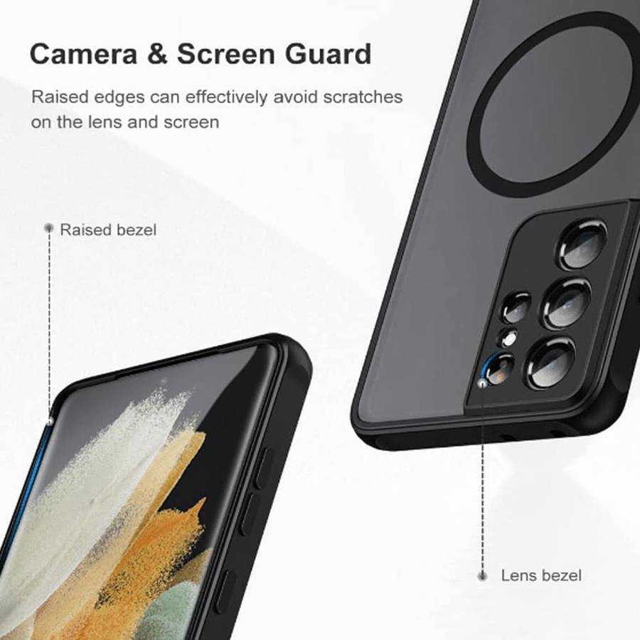 Killer Deals MagSafe Protective Back Cover Case for Samsung Galaxy S21 Ultra