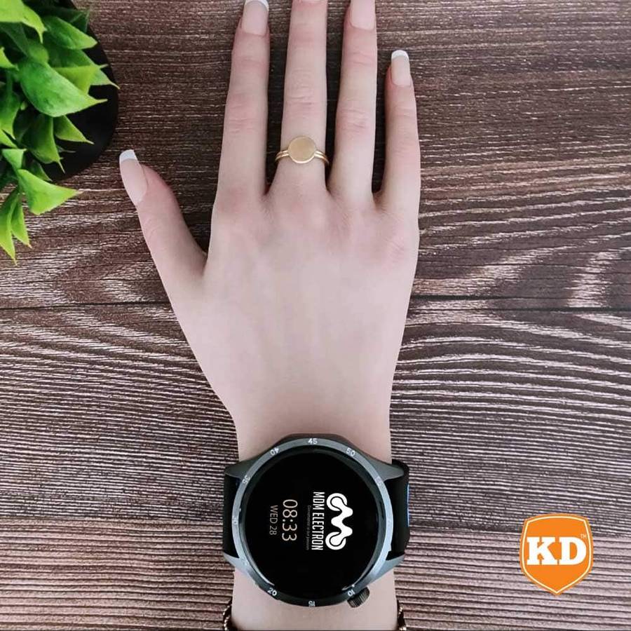 Killer Deals Perforated Silicone Strap for Samsung Galaxy Watch 4- Black & Blue