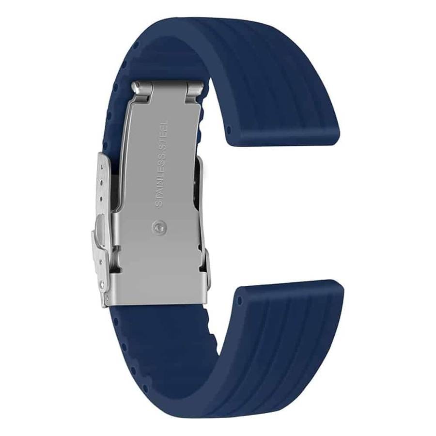 Killer Deals 22MM Waterproof Silicone Rubber Watch Strap - Navy