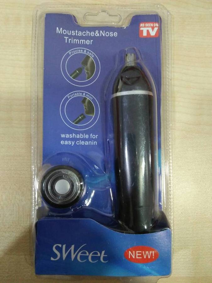 MOUSTACHE & NOSE TRIMMER MOUSTACHE & NOSE TRIMMER