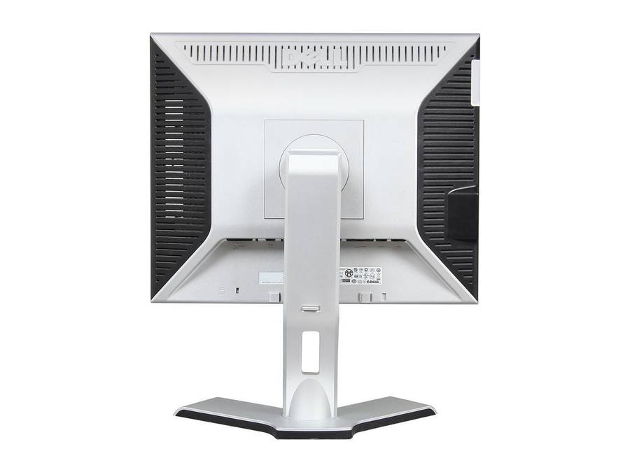 Dell 1908FP 19inch LCD Monitor DVI VGA USB black and silver
