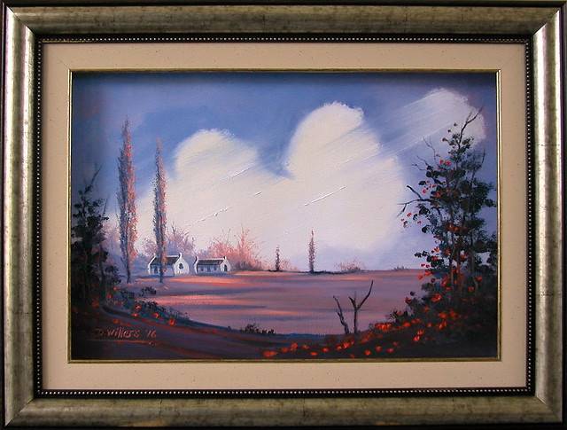 DANE WILLERS:  (1949 - ) Oil: Approaching Storm 3. Ridiculous opening Price! Gallery Price:R6500.00
