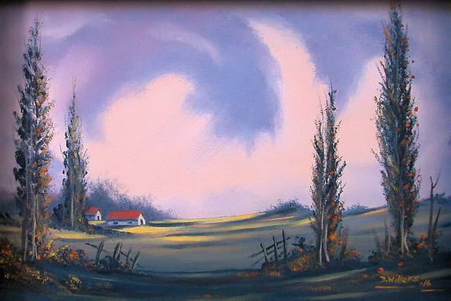 DANE WILLERS Original Oil: Storm Brewing. Gallery Price: R5500.00