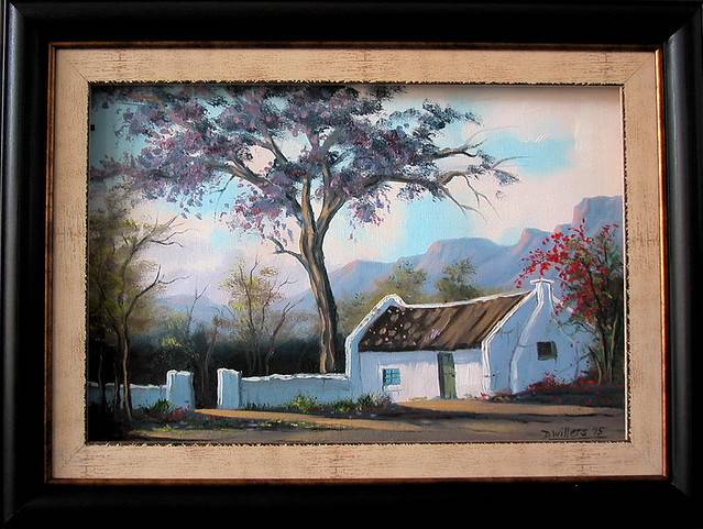 DANE WILLERS Original Oil: The Splendour of Spring. FRAMED !! Gallery Price: R7500.00