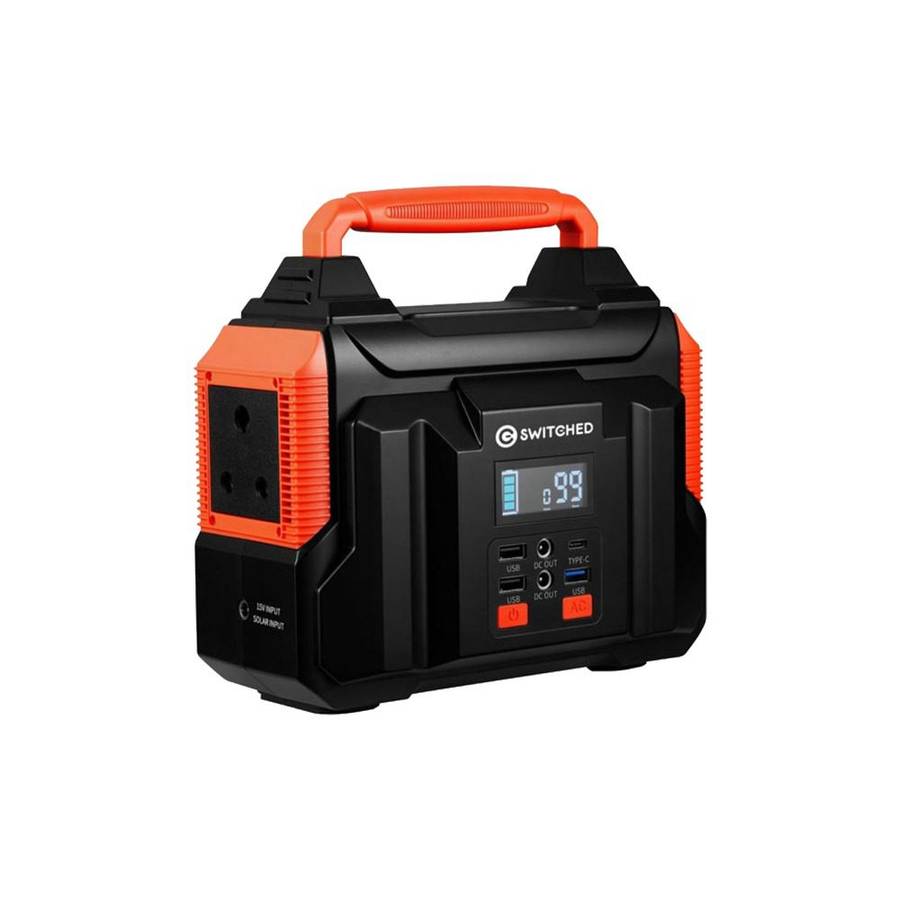 Switched 222WH 300W Portable Power Station (SWD-8901-BK)