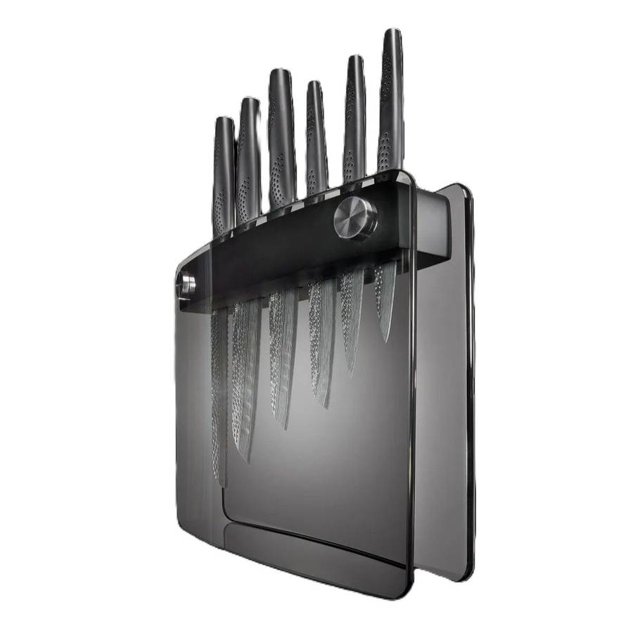 Cuisine::pro iD3 Black Samurai Sakai Knife Block 7Pc