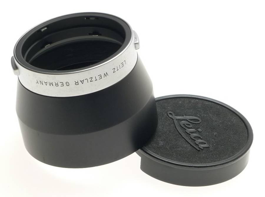 LEICA CHROME 4.5/135 LENS HOOD 4/90 SHADE 12575 MINT 2.8/90mm WITH REVERSE CAP