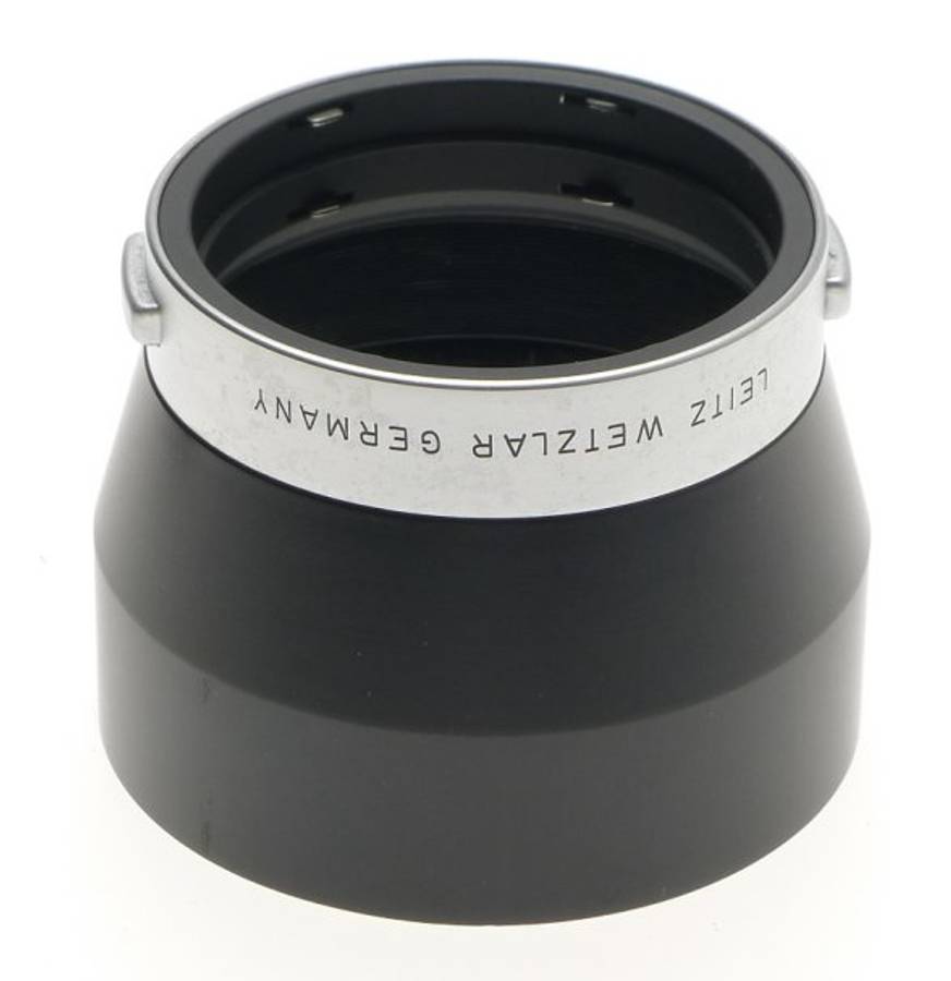 LEICA CHROME 4.5/135 LENS HOOD 4/90 SHADE 12575 MINT 2.8/90mm WITH REVERSE CAP