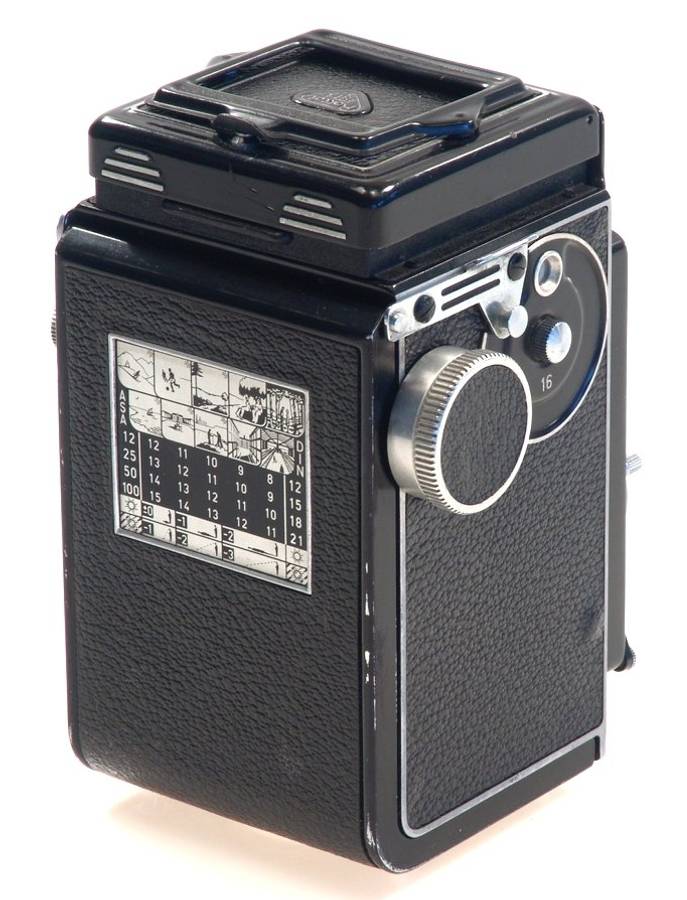 ROLLEICORD 16 CAMERA TLR XENAR 3.5/75mm LENS CASE CAP