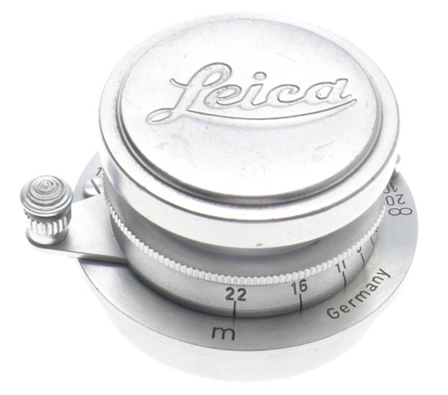 MINT- SUMMARON 1:3.5/35mm CHROME COMPACT 3.5 f=3.5cm NUMBERED LEICA METRIC LENS