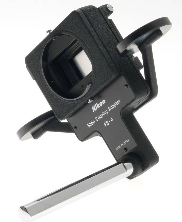 NIKON PS-4 SLIDE COPYING 35mm FILM CAMERA ATTACHMENT ADAPTER MINT FITS PB-4 PB-5