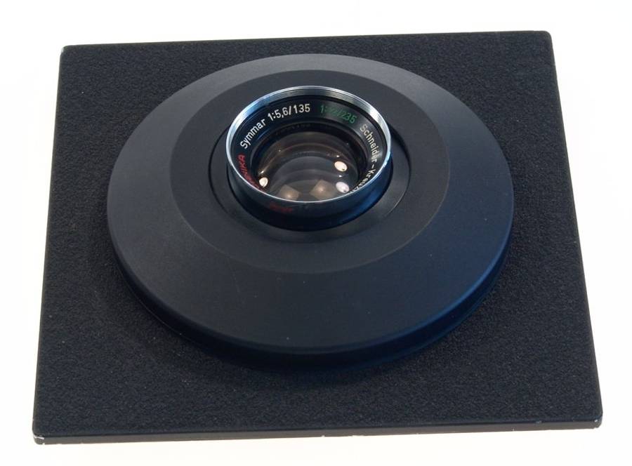 SCHNEIDER SYMMAR 5.6/135mm TECHNIKA LINHOF DUAL 12/235mm SINAR LENS BOARD CLEAN