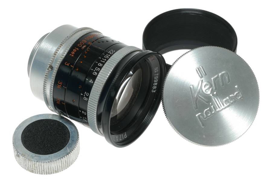 Kern-Paillard Pizar 50mm f/1.8 Cine Lens C-Mount Bolex H16 RX Switar