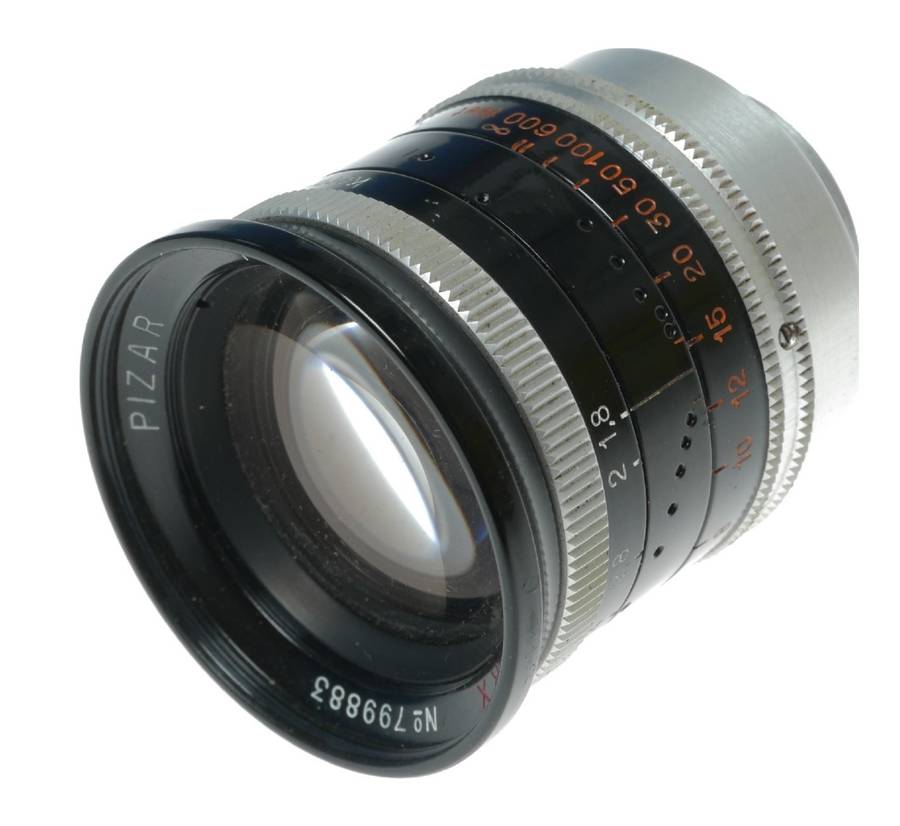 Kern-Paillard Pizar 50mm f/1.8 Cine Lens C-Mount Bolex H16 RX Switar