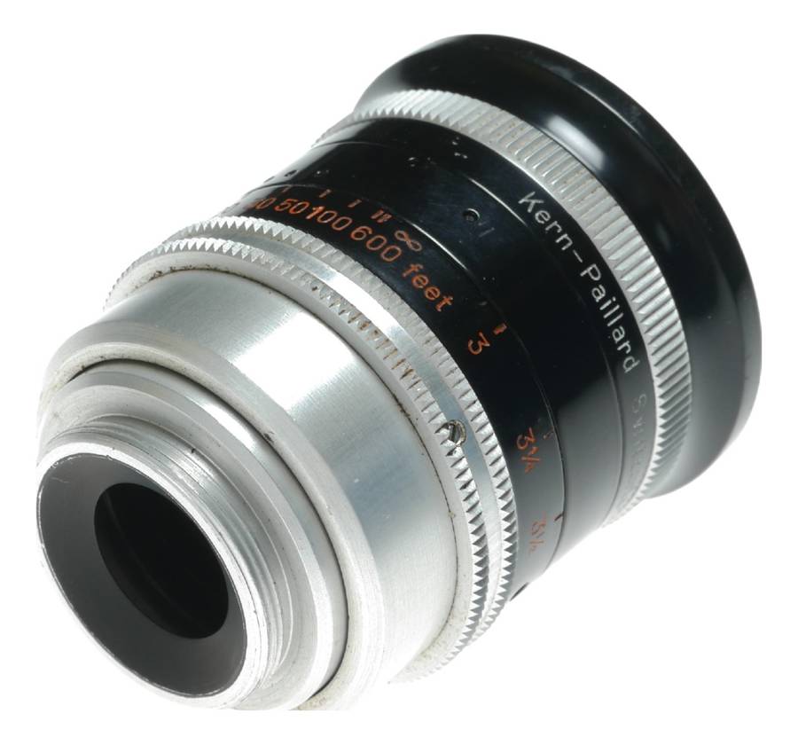 Kern-Paillard Pizar 50mm f/1.8 Cine Lens C-Mount Bolex H16 RX Switar
