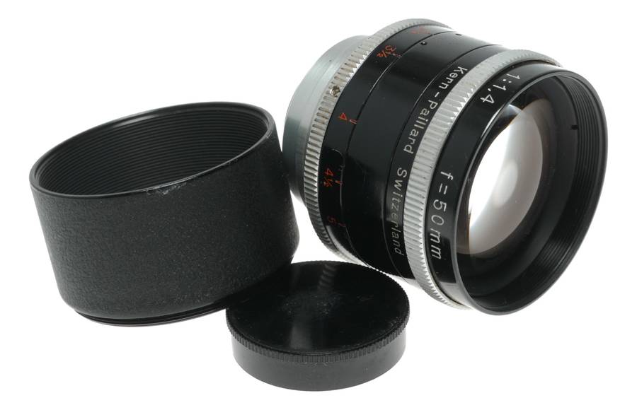 Switar 50mm f/1.4 H16 RX C-Mount Bolex camera lens