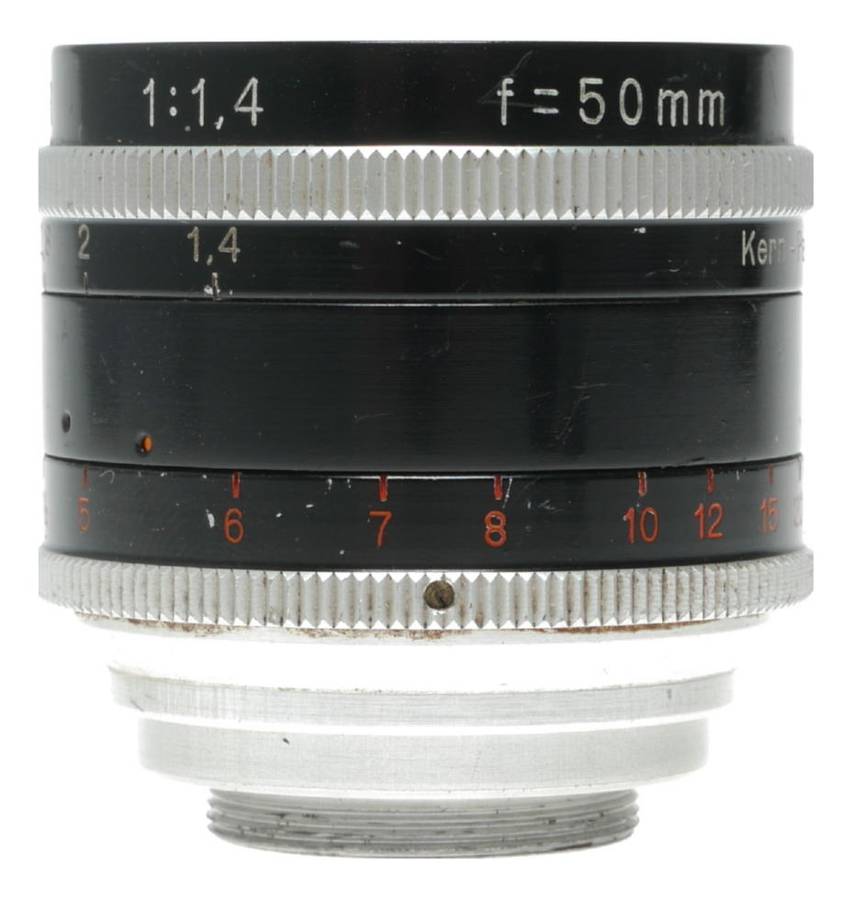 Switar 50mm f/1.4 H16 RX C-Mount Bolex camera lens