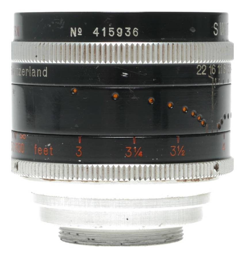 Switar 50mm f/1.4 H16 RX C-Mount Bolex camera lens