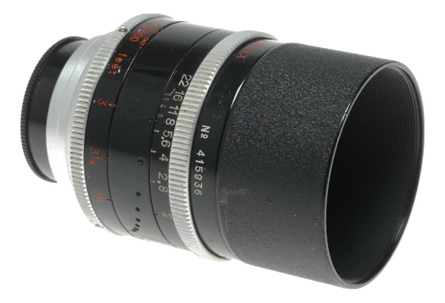Switar 50mm f/1.4 H16 RX C-Mount Bolex camera lens