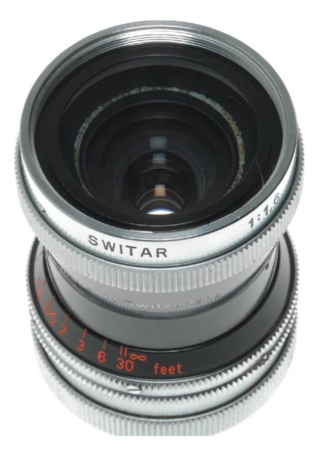 Switar f=10mm f/1.6 H16 RX 1.6/10 mm c-mount bolex Lens