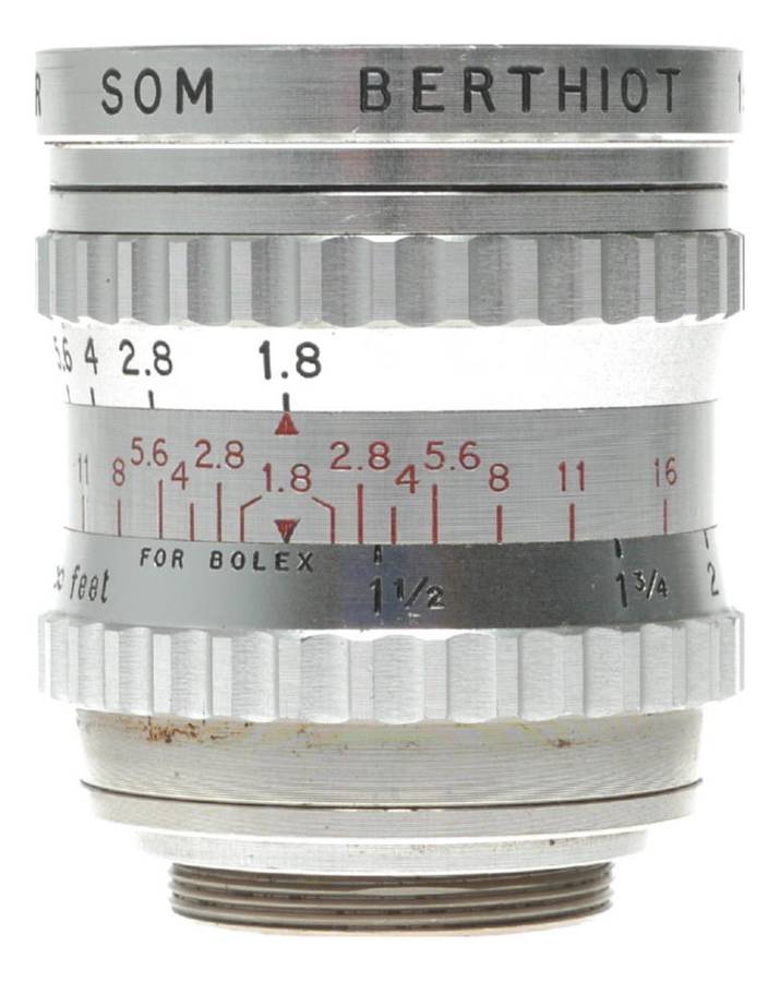 Som Berthiot 25mm f/1.8 Lytar C-Mount Lens for H16 fits Bolex
