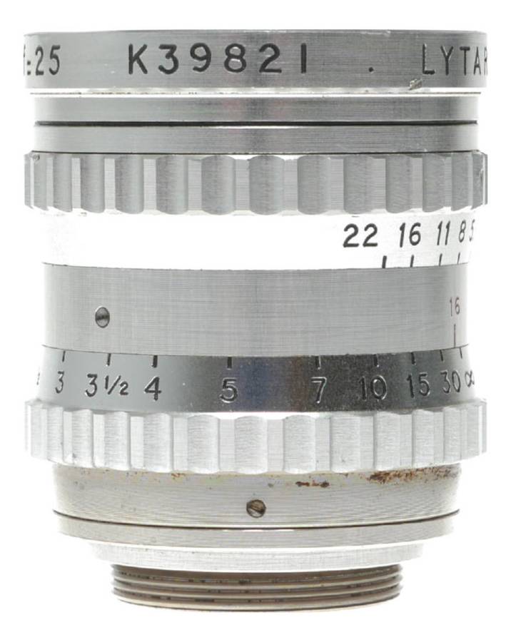 Som Berthiot 25mm f/1.8 Lytar C-Mount Lens for H16 fits Bolex