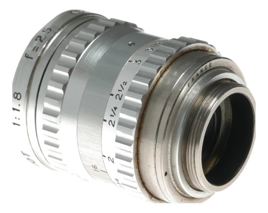 Som Berthiot 25mm f/1.8 Lytar C-Mount Lens for H16 fits Bolex