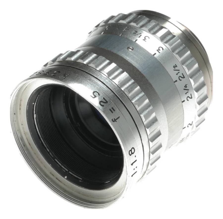 Som Berthiot 25mm f/1.8 Lytar C-Mount Lens for H16 fits Bolex