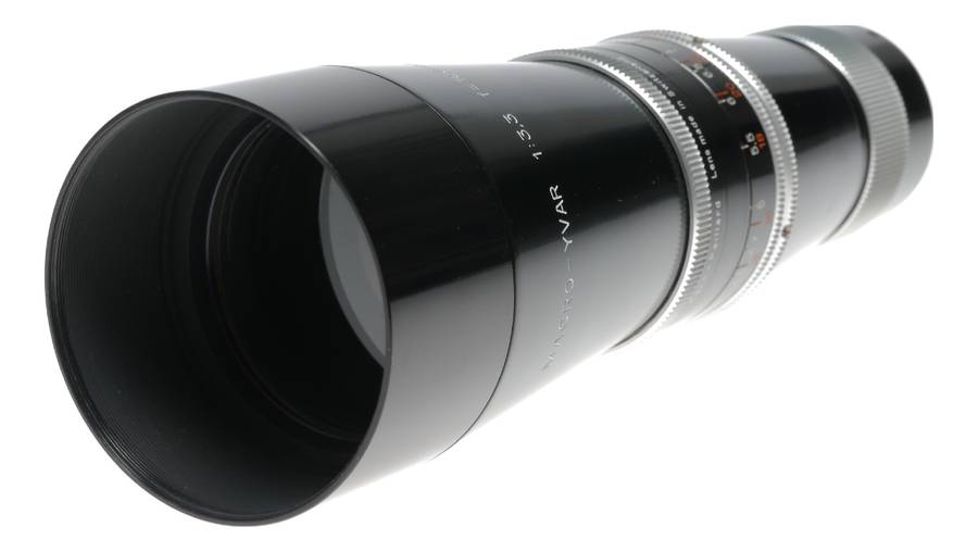 Macro-Yvar 1:3.3 f=150mm Bolex Cine Camera Lens filter caps case hood set