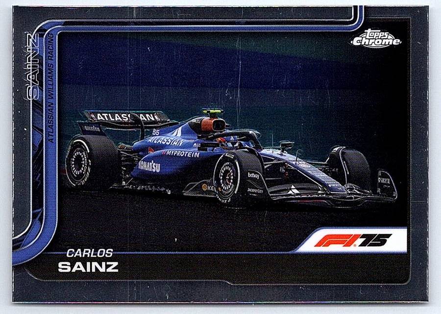 Carlos Sainz F1 Topps Chrome 2025 #90 - NM