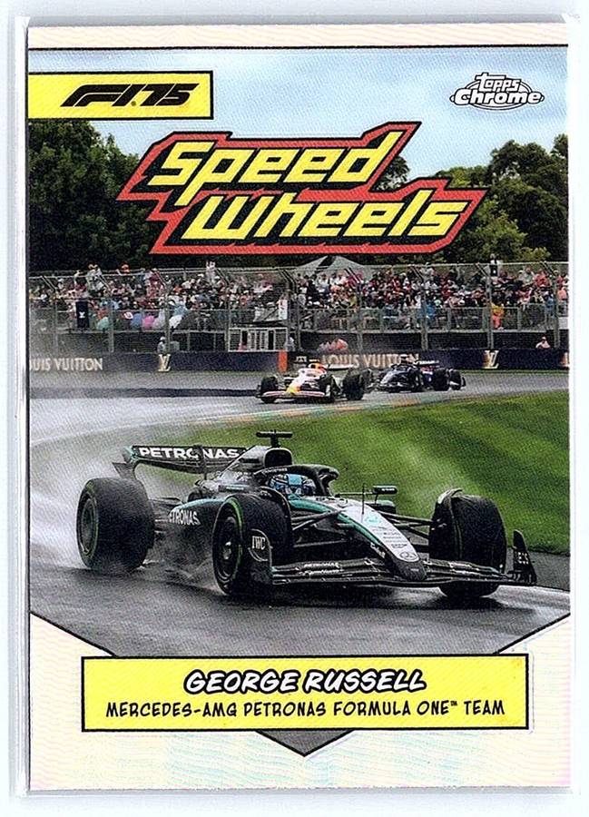 George Russell F1 Topps Chrome 2025 #75-MAMG - NM