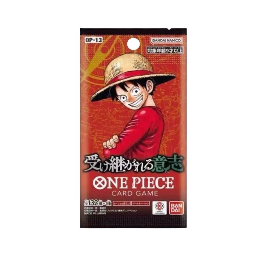 One Piece OP-13 Carrying On His Will TCG Japanese Booster Pack Sealed x 1