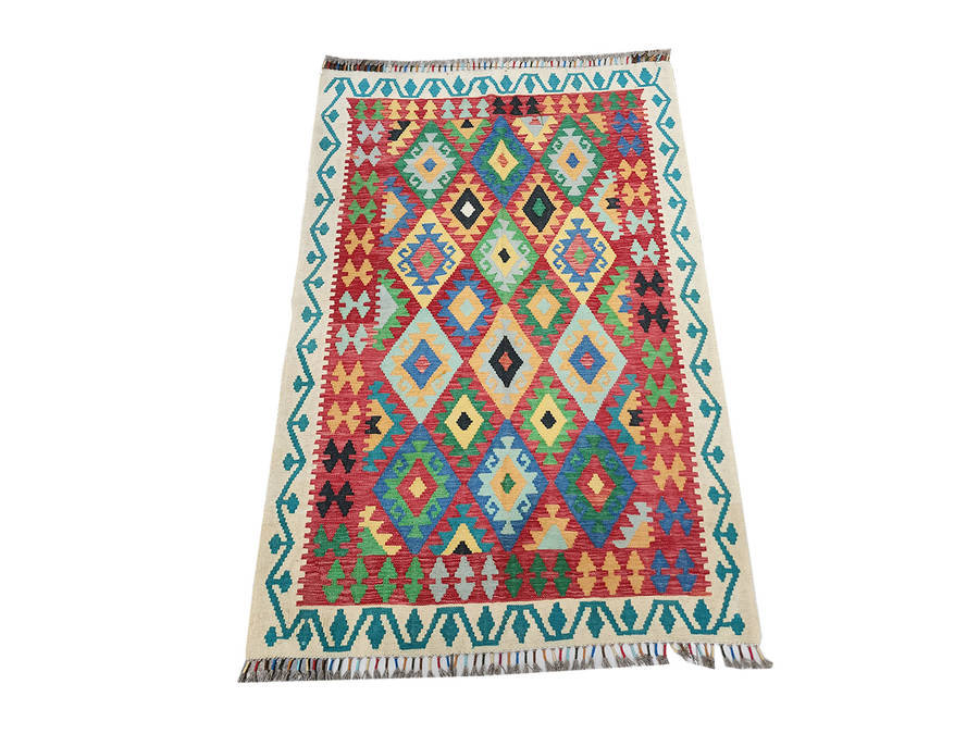 Beautiful Afghan Choubi Kilim - 174x128 CM