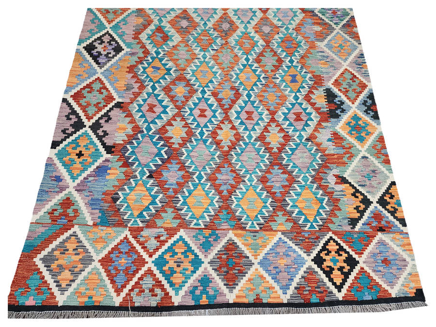 Stunning Afghan Choubi Kilim 293 X 207 CM