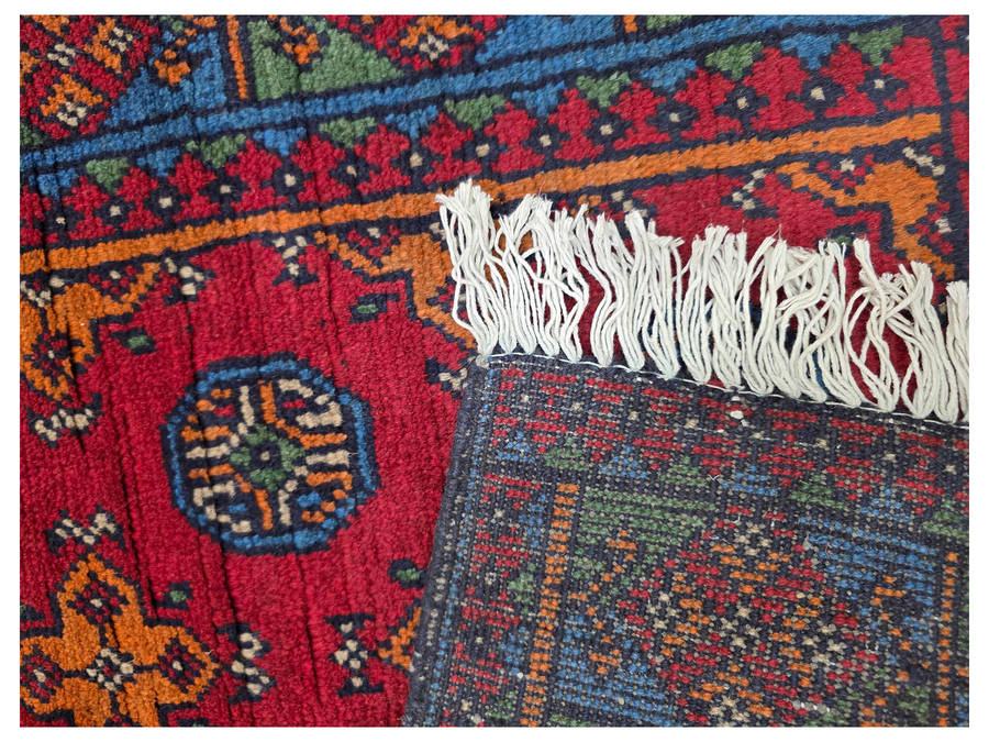 Afghan Kunduz Handmade Runner - 238 x 81 CM
