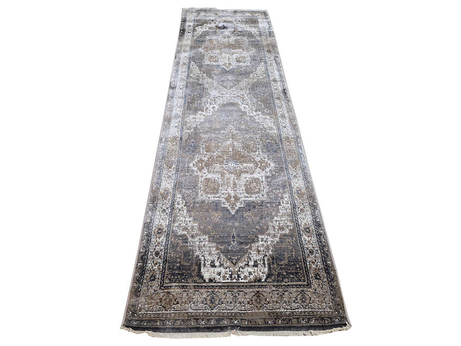 Beige Vintage Style Machine Made Runner 300 x 80 CM